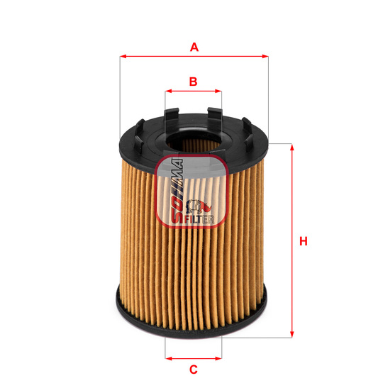 S 5043 PE - Oil filter 