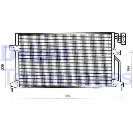 TSP0225246 - Condenser, air conditioning 