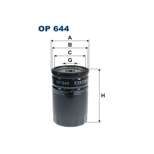OP 644 - Oil filter 