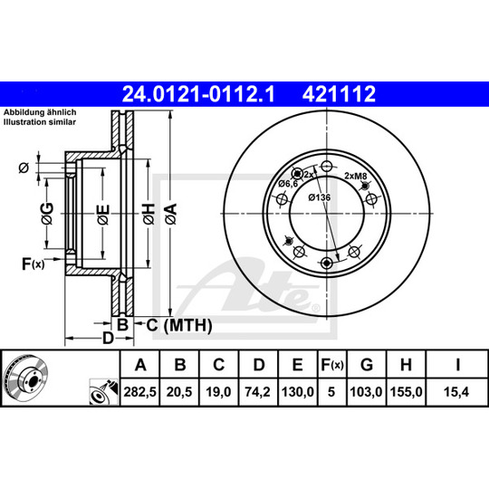 24.0121-0112.1 - Brake Disc 