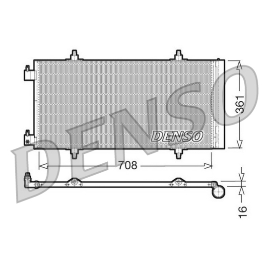 DCN07011 - Condenser, air conditioning 