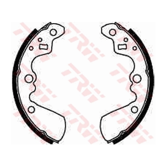 GS8597 - Brake Shoe Set 