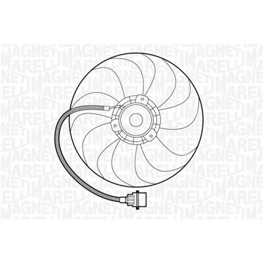 069422272010 - Fan, radiator 
