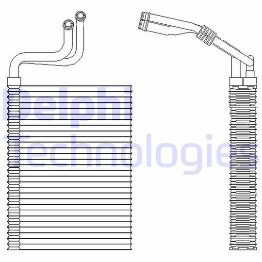 TSP0525197 - Evaporator, air conditioning 