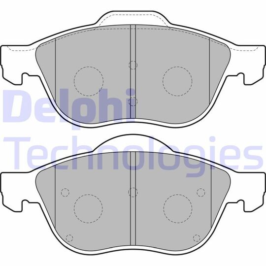 LP1844 - Brake Pad Set, disc brake 