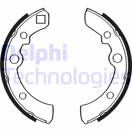 LS1132 - Brake Shoe Kit 