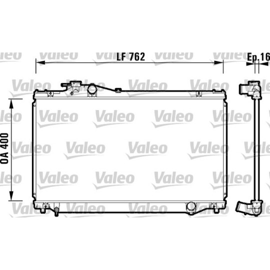 734173 - Radiator, engine cooling 