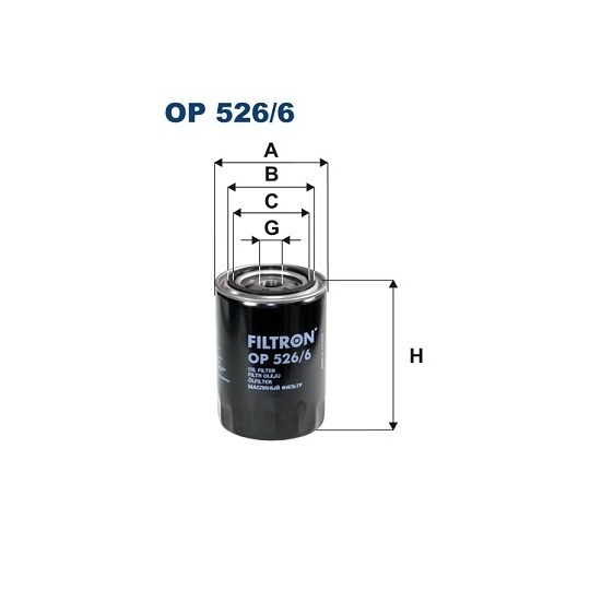OP 526/6 - Oil filter 