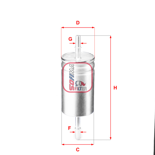S 1842 B - Fuel filter 