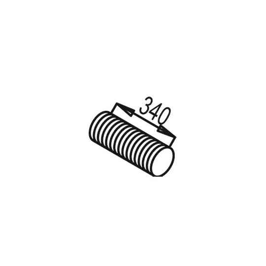 81196 - Corrugated Pipe, exhaust system 