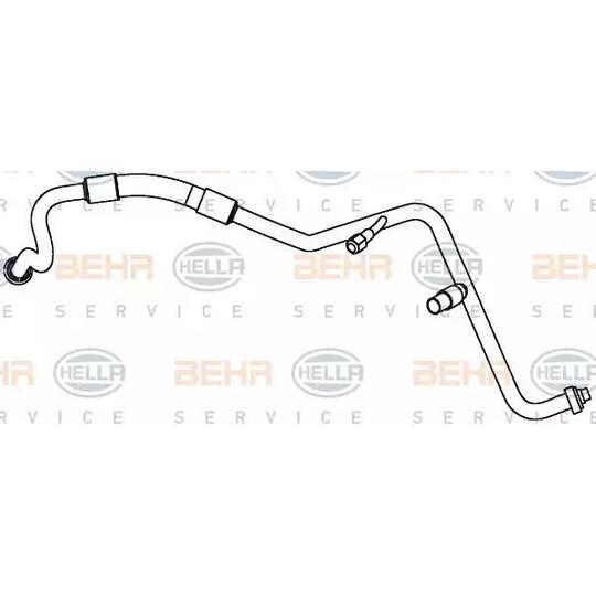 9GS 351 338-151 - High-/Low Pressure Line, air conditioning 