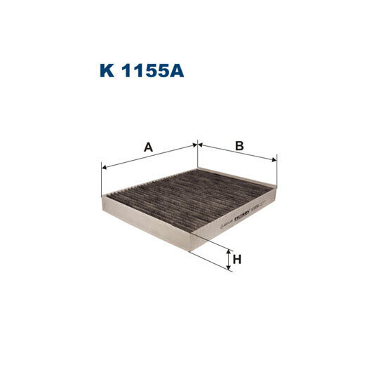 K 1155A - Filter, interior air 