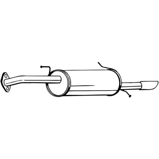 169-005 - Bakre ljuddämpare 