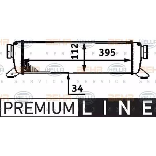 8ML 376 723-311 - Intercooler, charger 