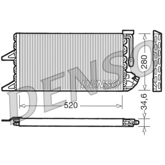 DCN09092 - Lauhdutin, ilmastointilaite 