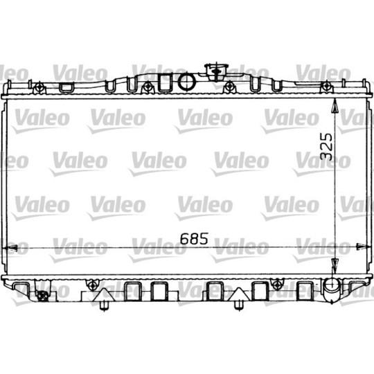 819123 - Radiator, engine cooling 