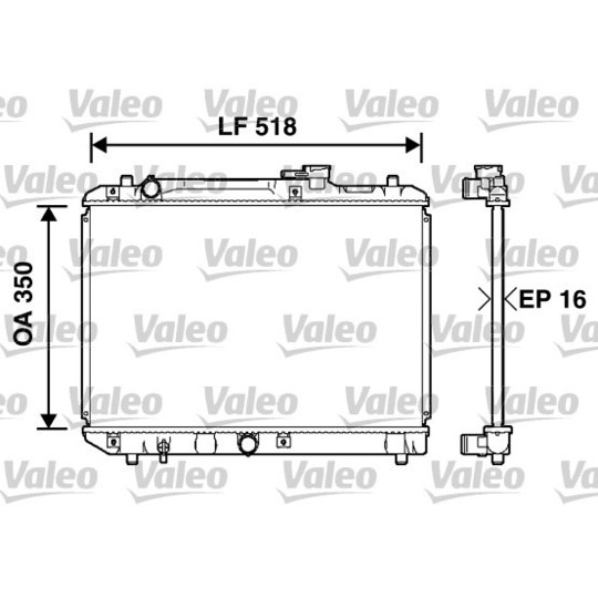 732750 - Radiator, engine cooling 