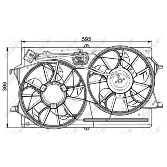 47061 - Fan, radiator 