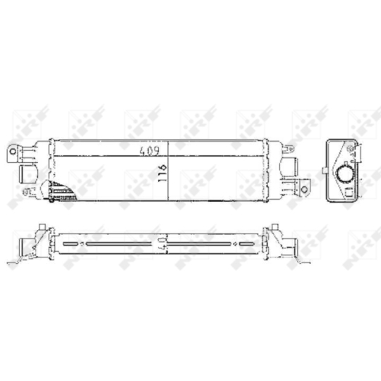 30038 - Intercooler, charger 