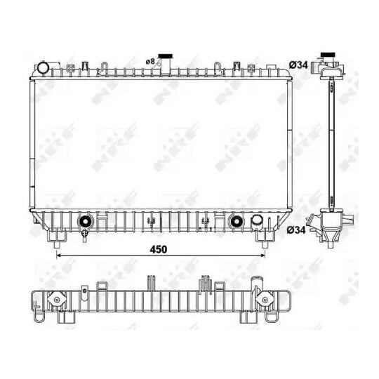 53048 - Radiator, engine cooling 