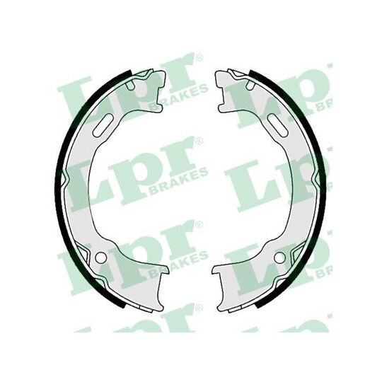 09560 - Brake Shoe Set, parking brake 