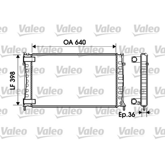 734760 - Radiator, engine cooling 