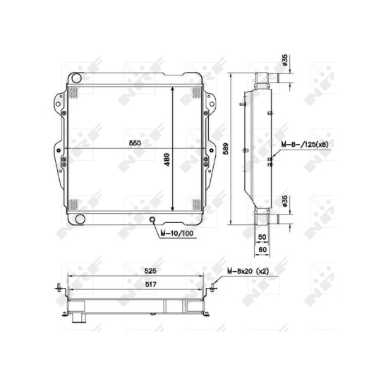 52111 - Radiator, engine cooling 