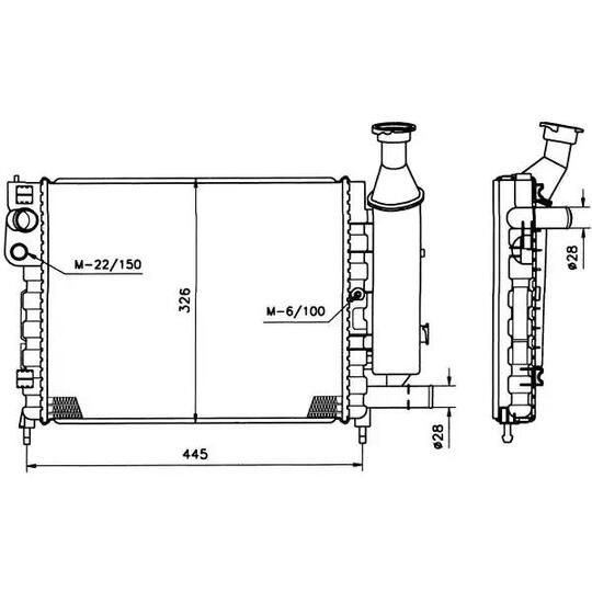 58119 - Kylare, motorkylning 