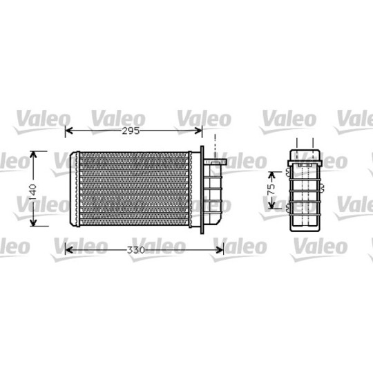 812281 - Heat Exchanger, interior heating 