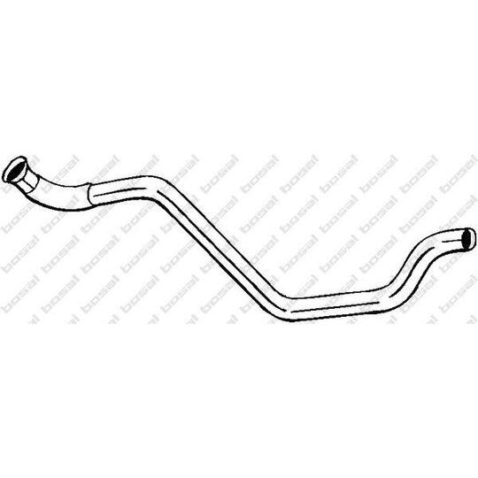 886-631 - Exhaust pipe 