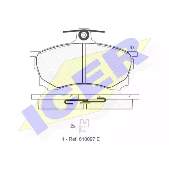 181117 - Brake Pad Set, disc brake 