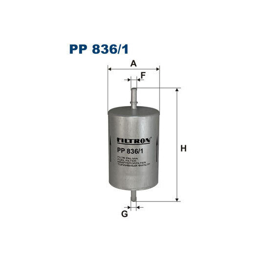 PP 836/1 - Bränslefilter 