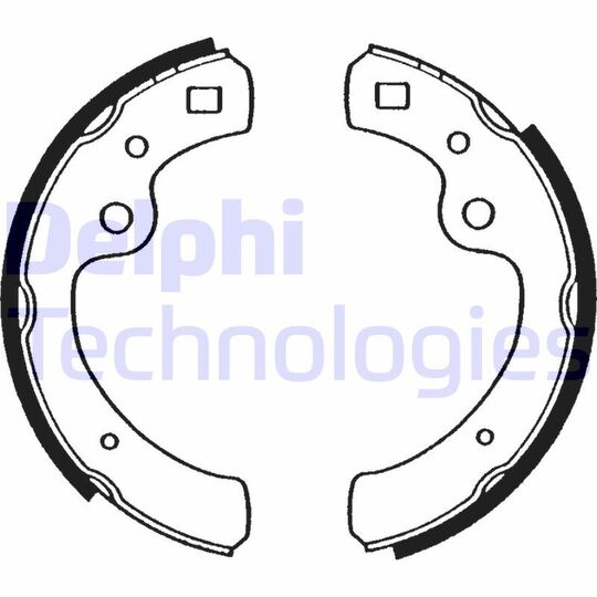 LS1130 - Brake Shoe Kit 