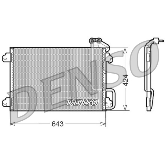 DCN23013 - Condenser, air conditioning 