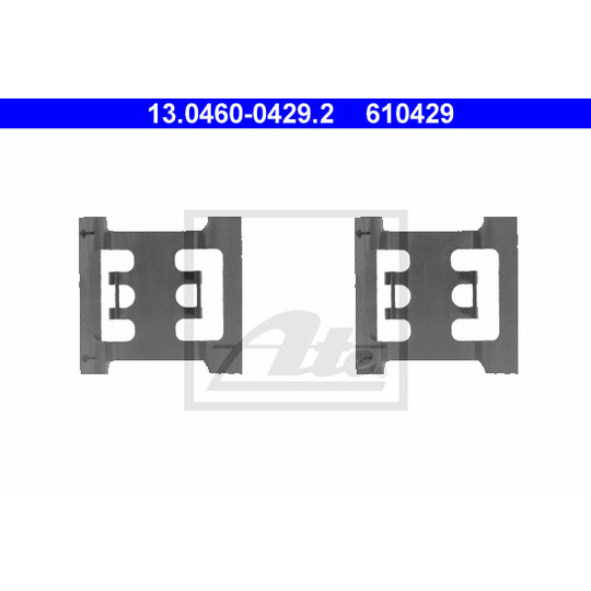 13.0460-0429.2 - Accessory Kit, disc brake pad 