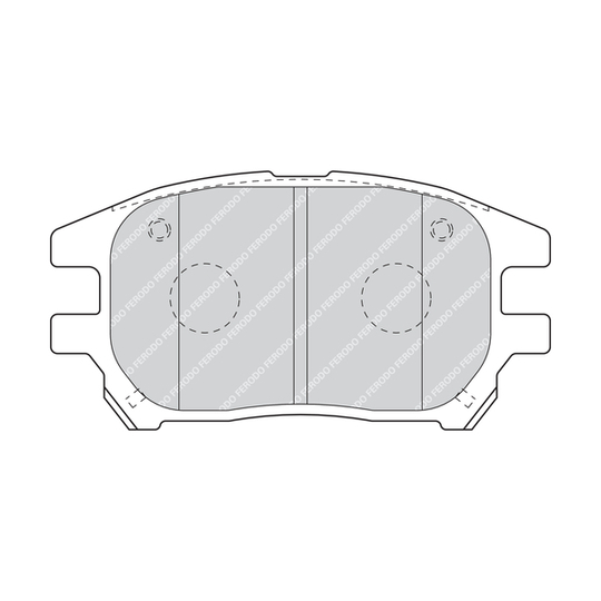 FDB1697 - Brake Pad Set, disc brake 
