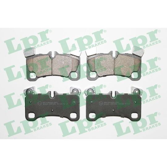 05P1655 - Brake Pad Set, disc brake 