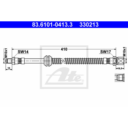 83.6101-0413.3 - Jarruletku 