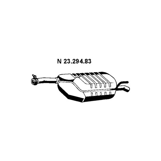 23.294.83 - Takaäänenvaimentaja 