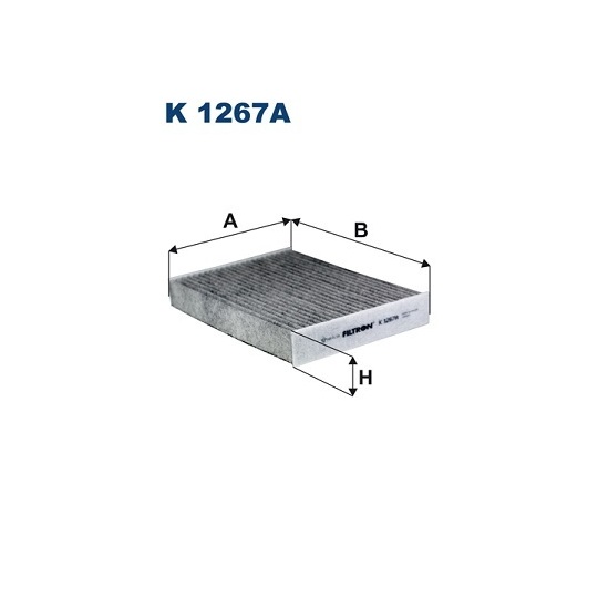 K 1267A - Filter, interior air 