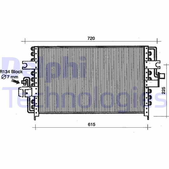 TSP0225195 - Condenser, air conditioning 