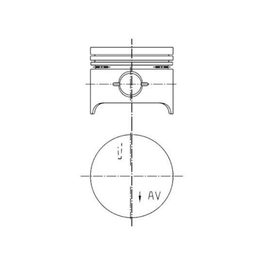 92409700 - Piston 