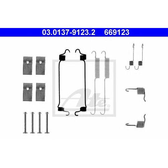 03.0137-9123.2 - Accessory Kit, brake shoes 