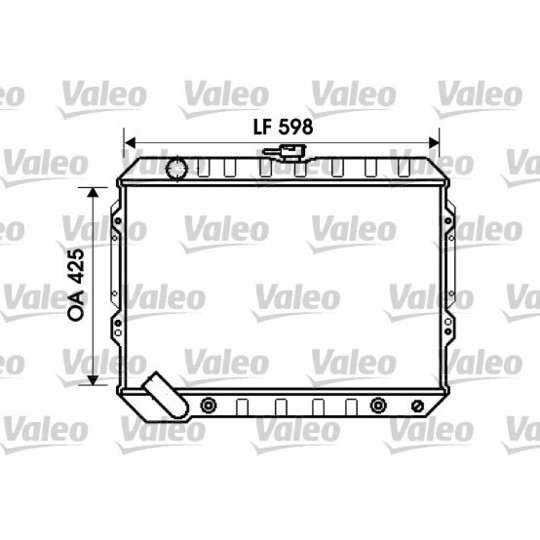 734809 - Radiator, engine cooling 