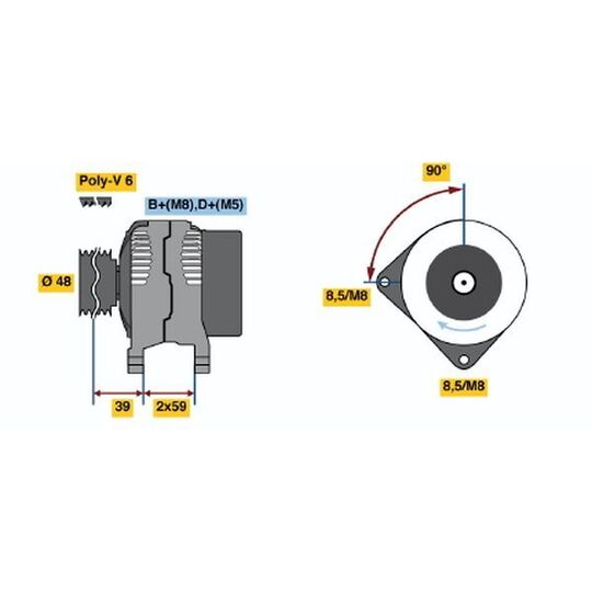 0 986 038 690 - Generator 