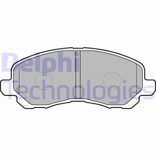 LP1684 - Brake Pad Set, disc brake 