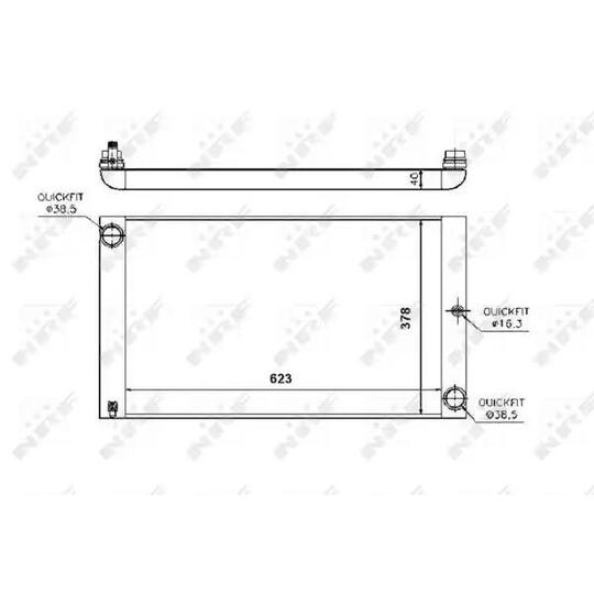 53727 - Radiator, engine cooling 