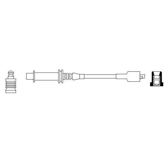 0 986 356 070 - Ignition Cable 