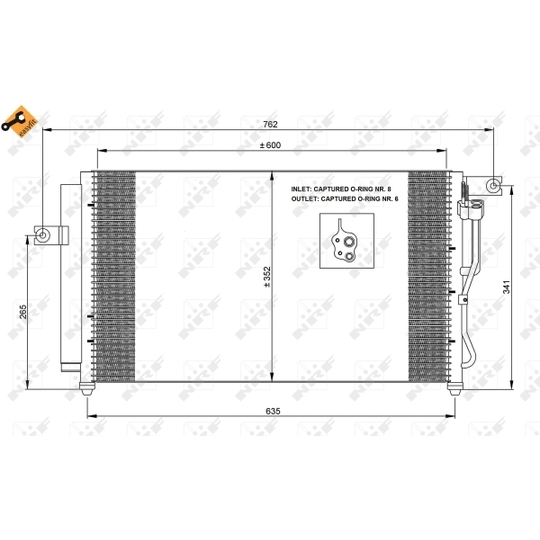 35798 - Kondensor, klimatanläggning 