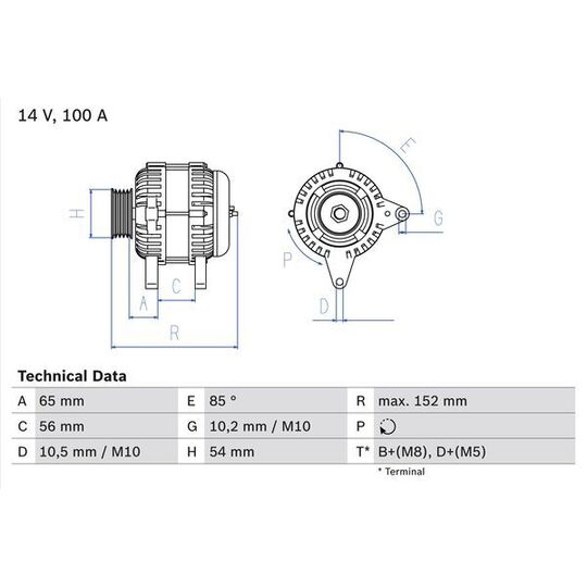 0 986 047 270 - Generator 